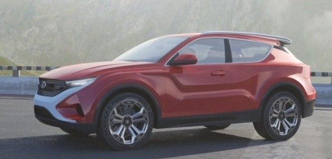 В Сети появились рендеры новой версии Lada XRAY