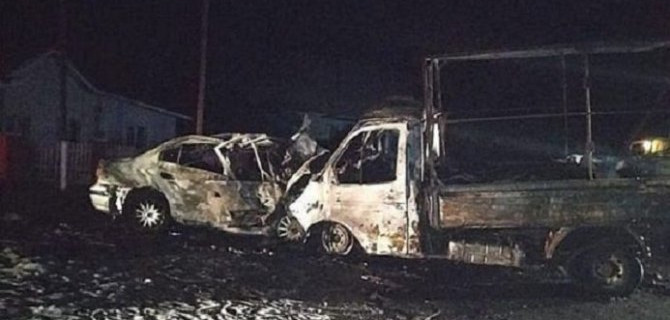 Два человека погибли в ДТП с возгоранием в Башкирии