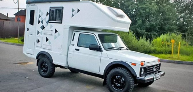 Создан очередной кемпер на базе Lada 4×4