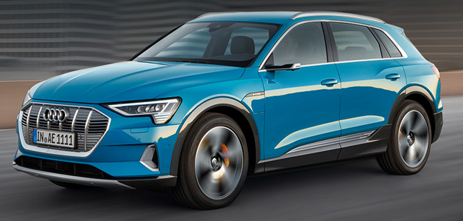 Старт продаж электрокара Audi e-tron в России