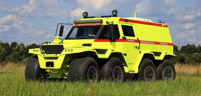 Вездеход «Шаман» стал каретой «Скорой помощи»