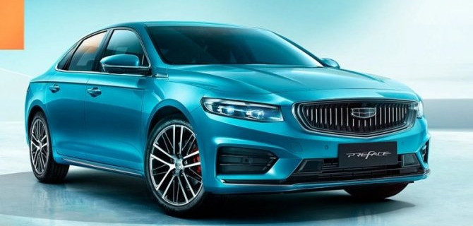 Рассекречен дизайн седана Geely Preface