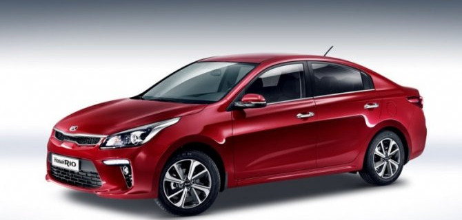 Появились изображения обновлённой российской версии KIA Rio
