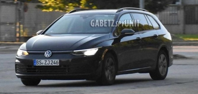 Начались испытания нового универсала Volkswagen Golf Variant