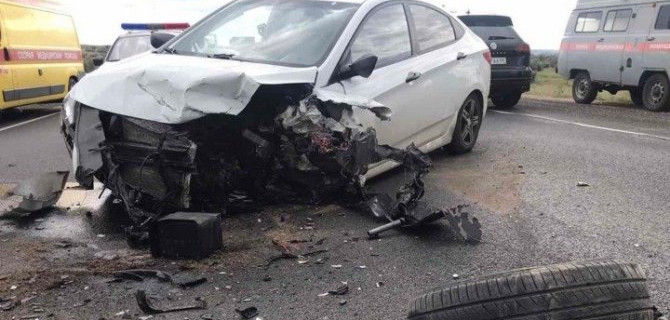 В ДТП в Татищевском районе Саратовской области пострадали 8 человек