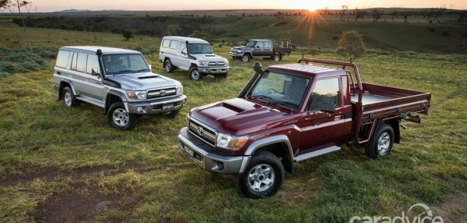 Обновлены внедорожники Toyota Land Cruiser 70