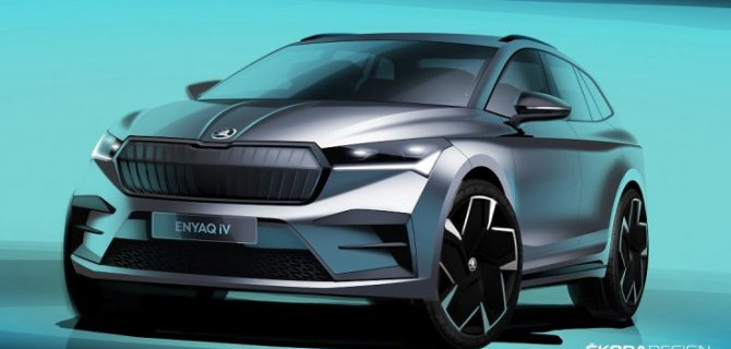 Мировая премьера первого электрического кроссовера ŠKODA ENYAQ iV пройдет 1 сентября 