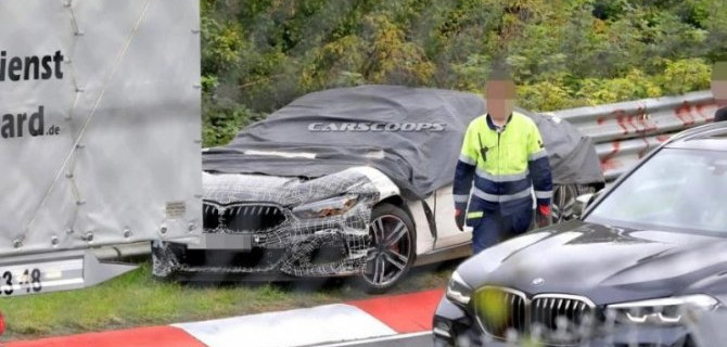 На «Нюрбургринге» разбился прототип BMW М8