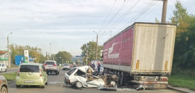 20-летняя пассажирка ВАЗа погибла в ДТП в Челябинске