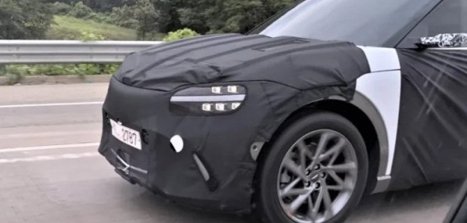 Прототип электромобиля Genesis EV получил камеры зеркал