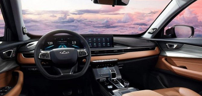 Стал известен интерьер нового Chery Tiggo 8 Plus