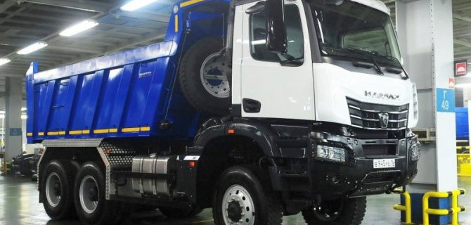 На КамАЗе собран первый самосвал из линейки К5