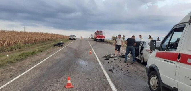 В ДТП на Кубани погиб мотоциклист