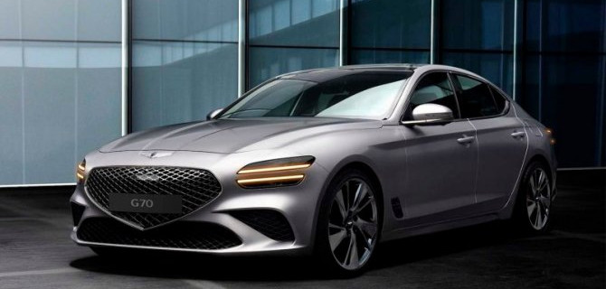 Представлены официальные фотографии обновлённого Genesis G70