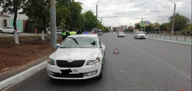 В Оренбурге на переходе насмерть сбили пешехода