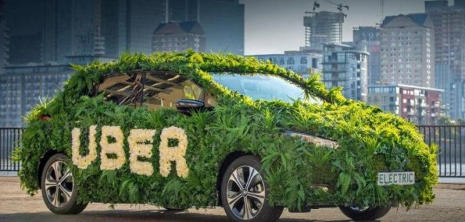 Uber пересадит таксистов на электромобили