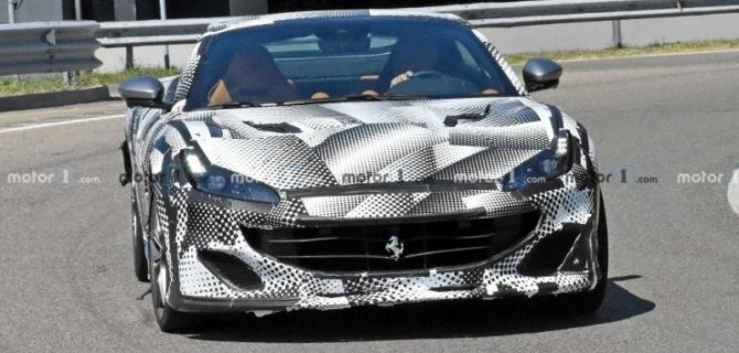 Начались испытания обновлённого Ferrari Portofino