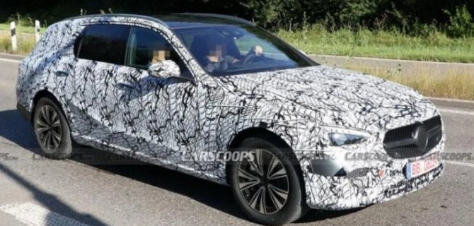 Начались испытания универсала Mercedes-Benz C-Кlassе нового поколения