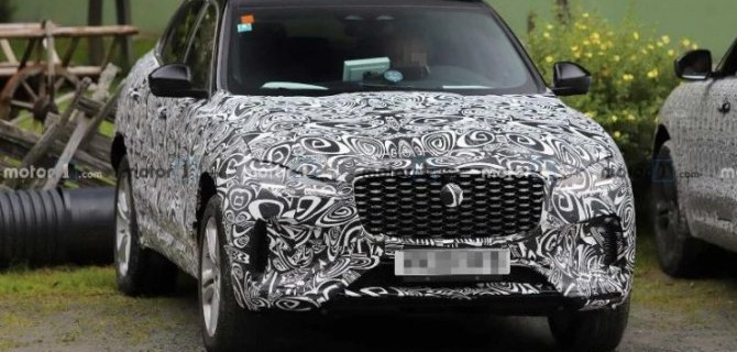 Начались испытания обновлённого кроссовера Jaguar F-Pace