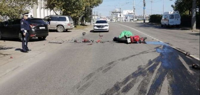 Мотоциклист погиб в ДТП в Иркутске