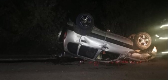 В Одоевском районе при опрокидывании машины погиб водитель