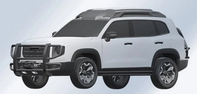 Запатентован внедорожный обвес для Haval DaGou