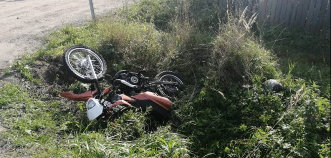 Мотоциклист пострадал в ДТП в Тверской области