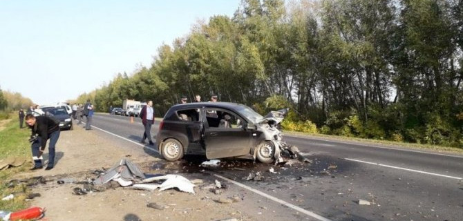 Двое детей и двое взрослых погибли в ДТП под Рязанью