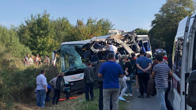 ДТП с автобосом под Калининградом