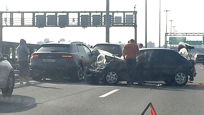 ДТП Вантовый мост 27 сентября