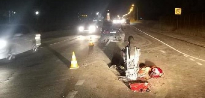 Мотоциклист пострадал в ДТП в Тульской области