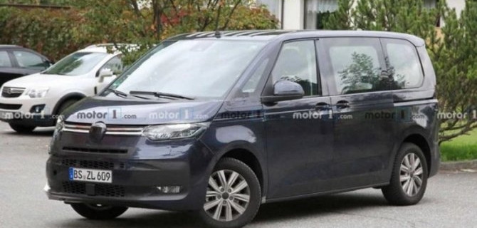 Новый Volkswagen Transporter T7 лишился маскировки