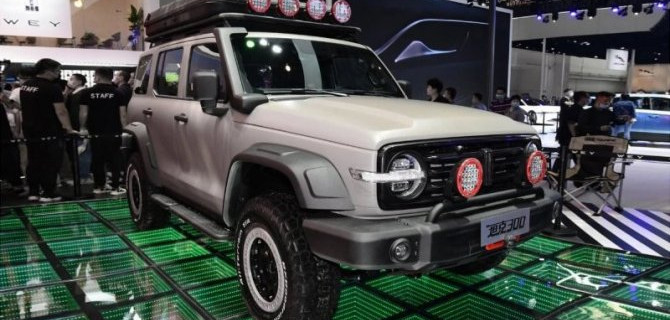 Показан экстремальный вариант внедорожника WEY Tank 300