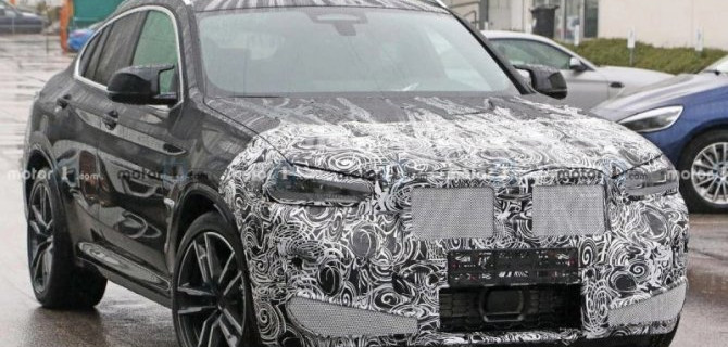 В Германии испытывается обновлённый BMW X4 M