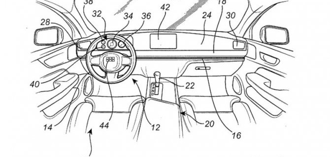 В Volvo создали перемещающийся по передней панели руль