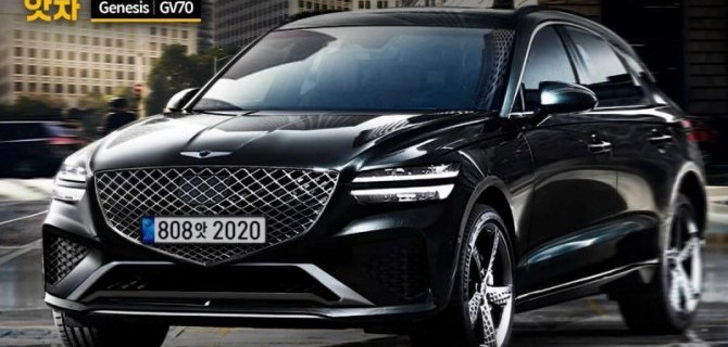 Появились новые изображения кроссовера Genesis GV70