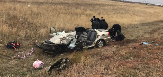 Двое взрослых и подросток погибли в ДТП в Оренбургской области