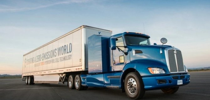 Toyota начала разработку электрогрузовика на водородных топливных элементах