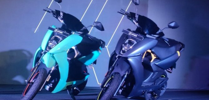 В Индии представили новый электроскутер