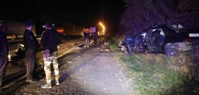 Два молодых человека погибли в ДТП в Рыбновском районе Рязанской области