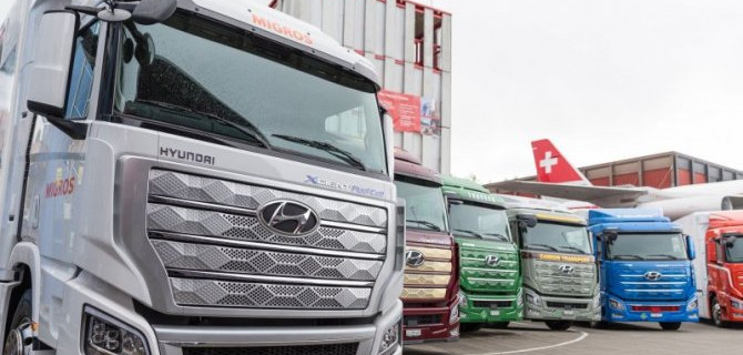 Южная Корея начала экспортировать водородные электрогрузовики