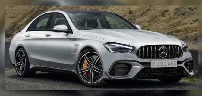 Сфотографирован «мул» обновлённого Mercedes-AMG C63