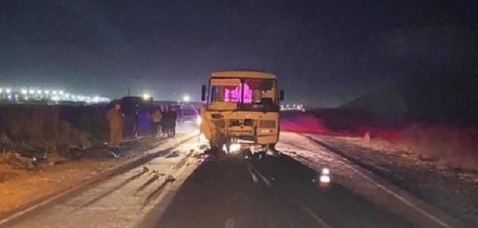 Два человека погибли в ДТП с автобусом в Республике Тыва