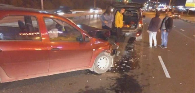 Мужчина и женщина пострадали в ДТП на Московском шоссе в Рязани