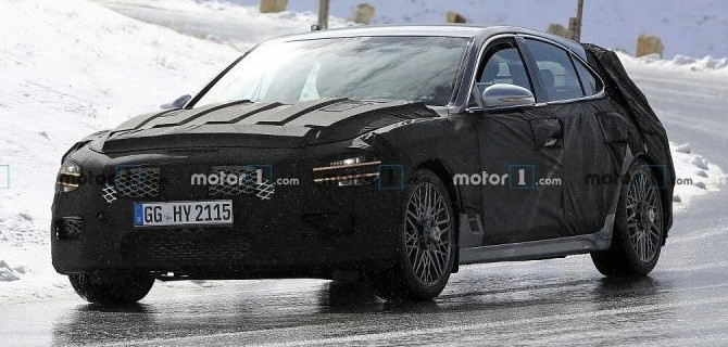 В Австрии замечен прототип универсала Genesis G70