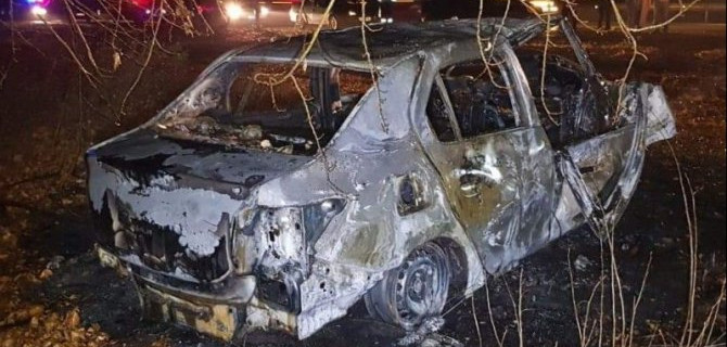 В Башкирии иномарка врезалась в дерево и загорелась – погиб пассажир