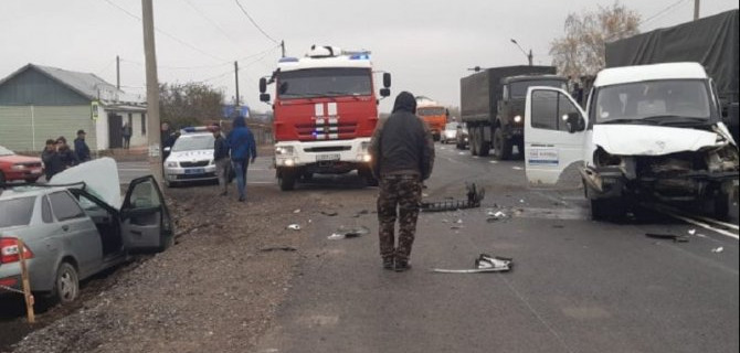 В ДТП под Липецком пострадали четыре человека