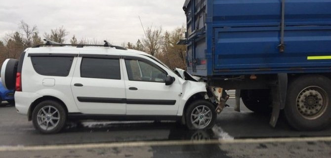 Водитель пострадал в ДТП на трассе Оренбург – Орск