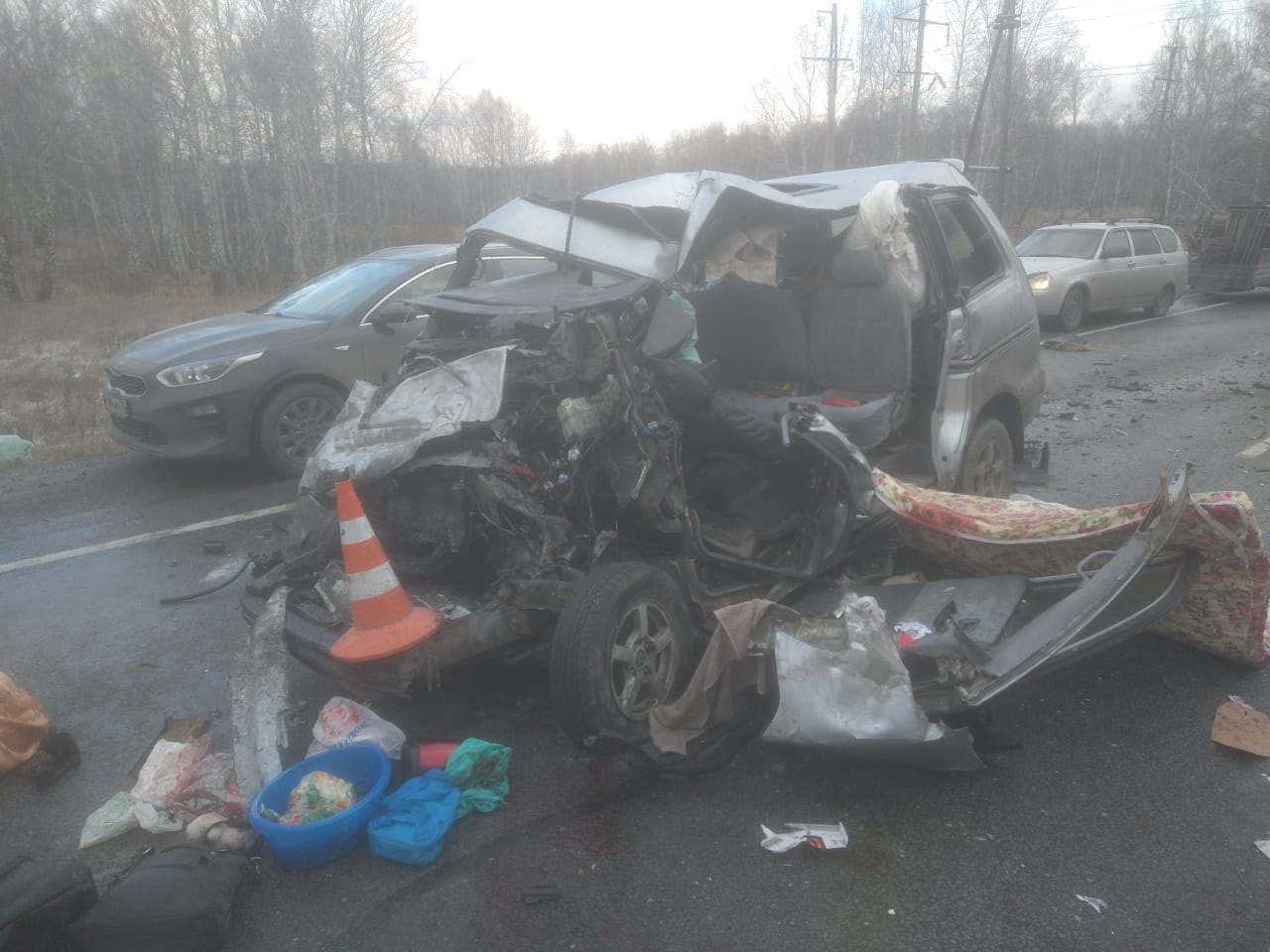 ДТП с автобусом в Новосибирской области