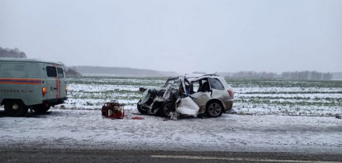 Мужчина и подросток погибли в ДТП в Омской области